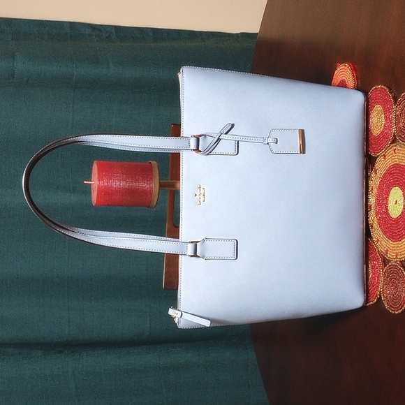 Kate Spade Cameron Street Lucie Tote Bag -Tile Blue - Picture 3 of 17